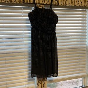 Black with Gold Dots Dress